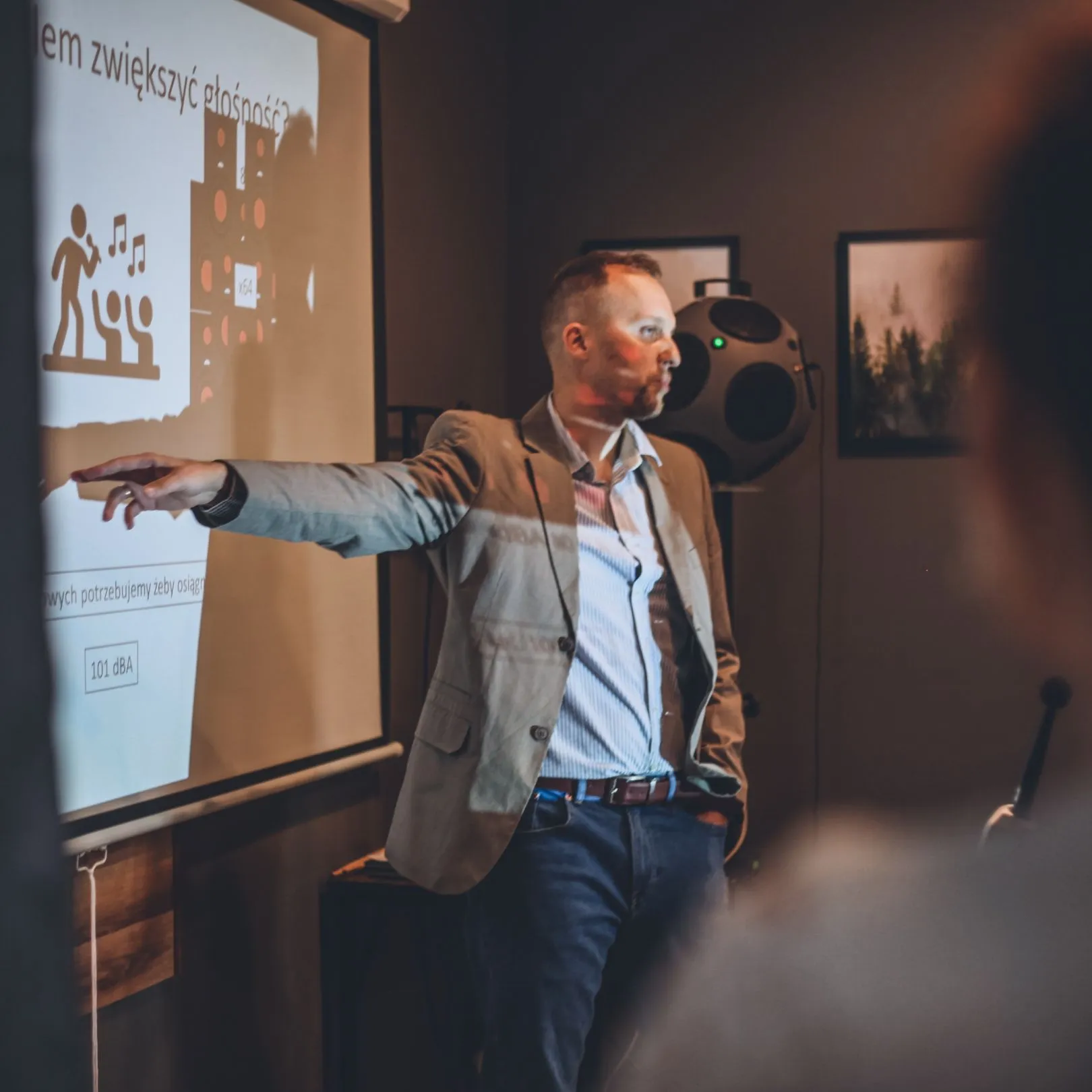 We conduct acoustic training and workshops