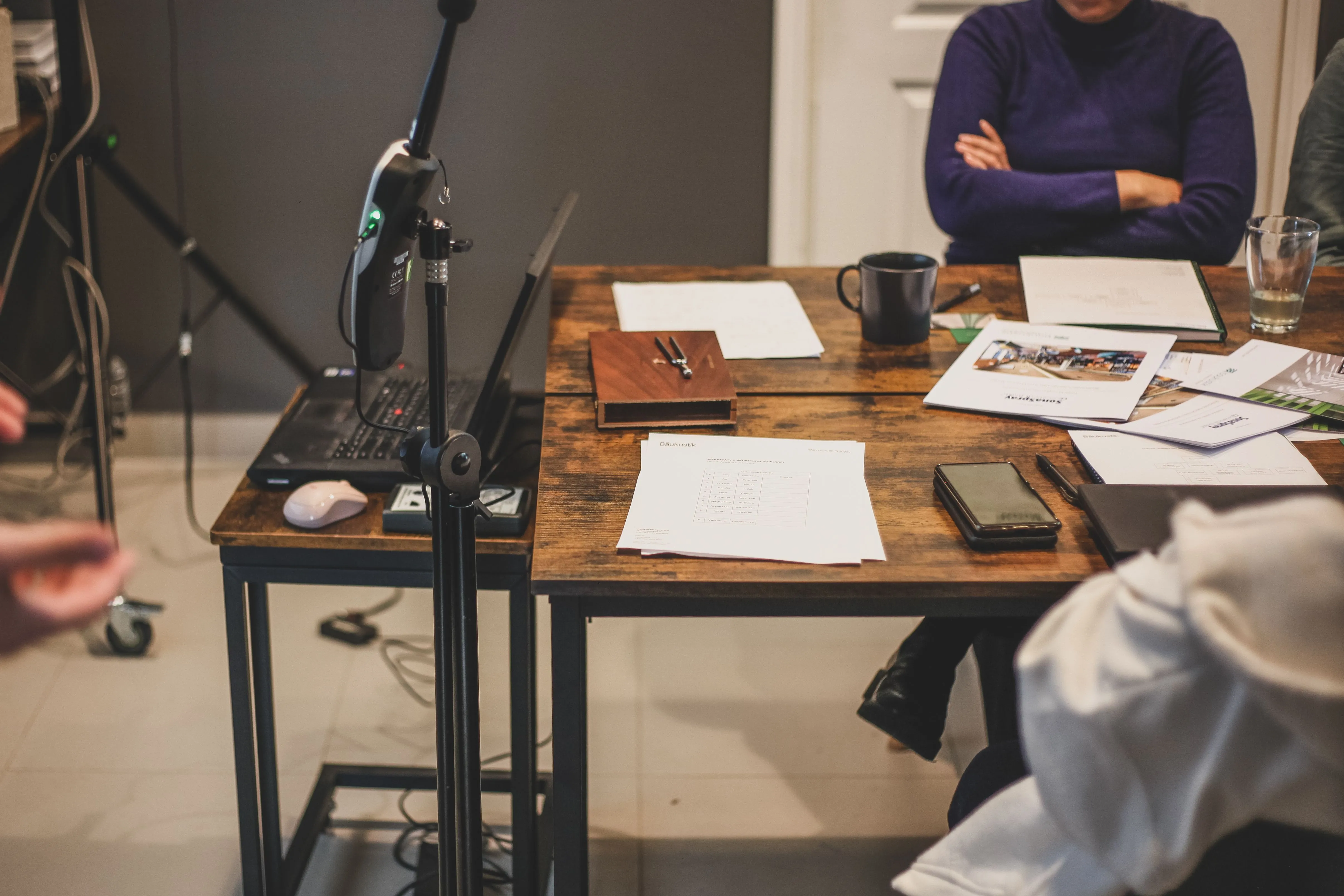 Acoustic training for architects