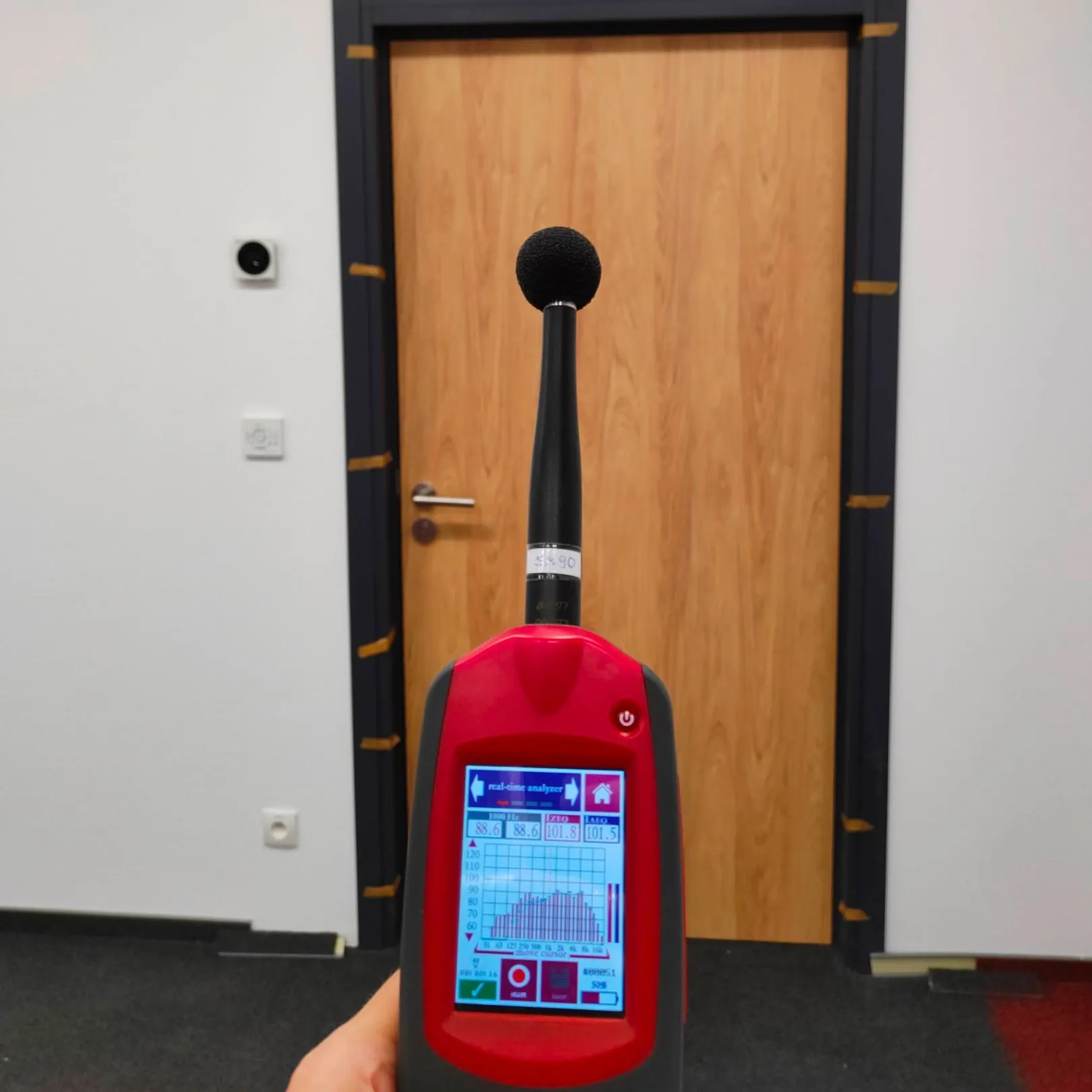 We will measure any acoustic problem