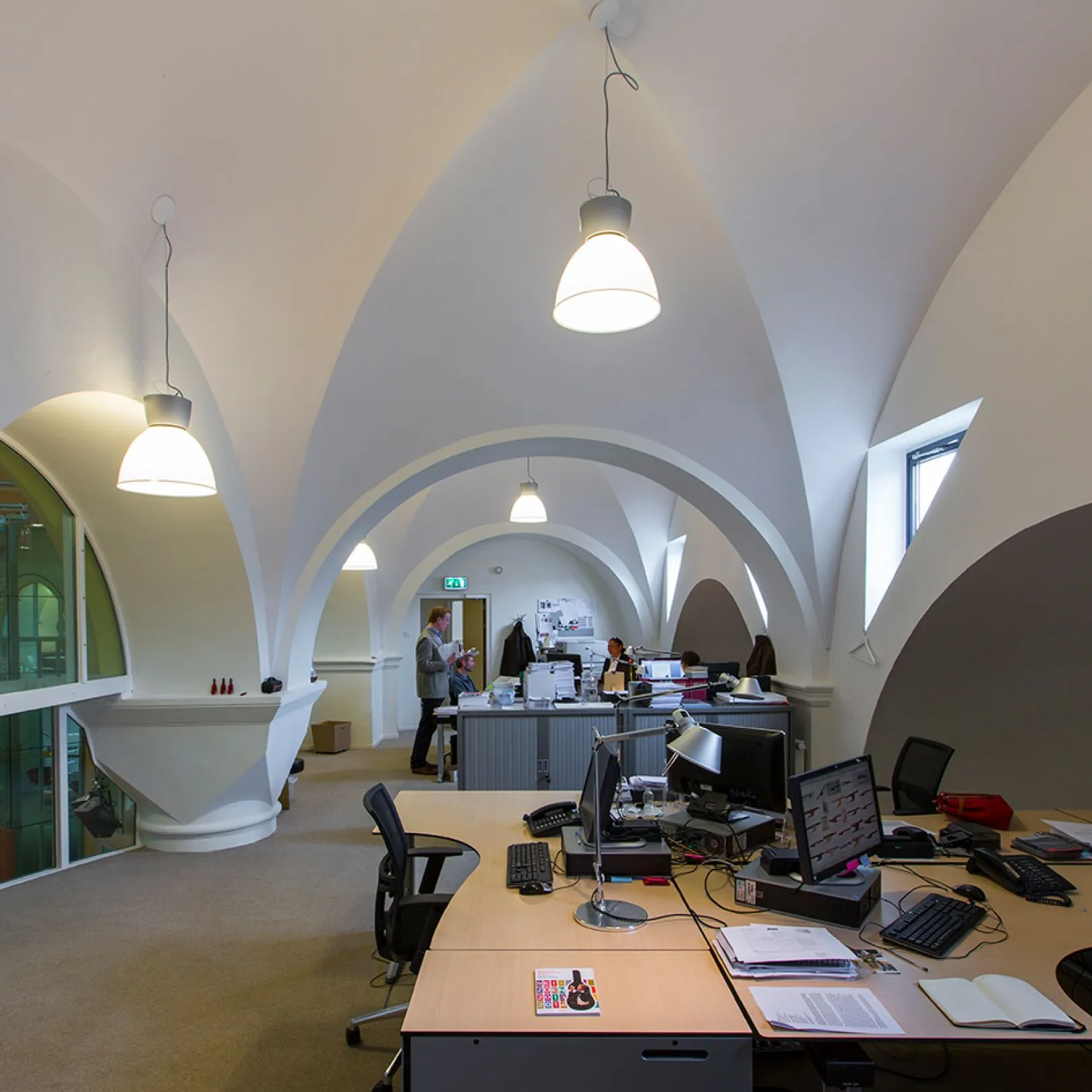 Sonacoustic® plaster on the vault surface