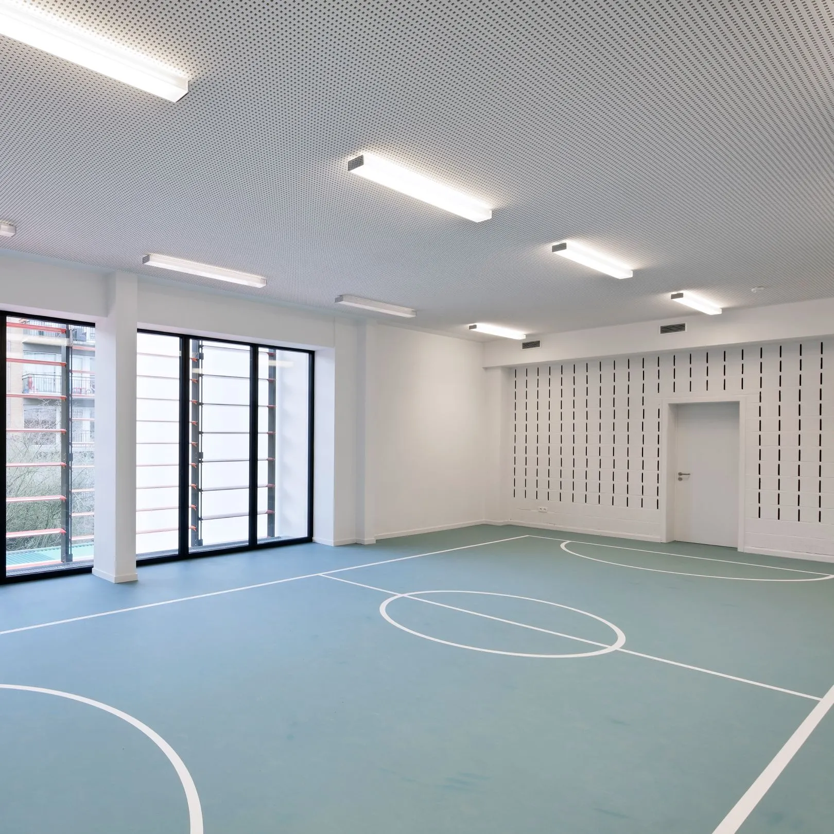 Soundblox® blocks reduce reverberation in sports halls
