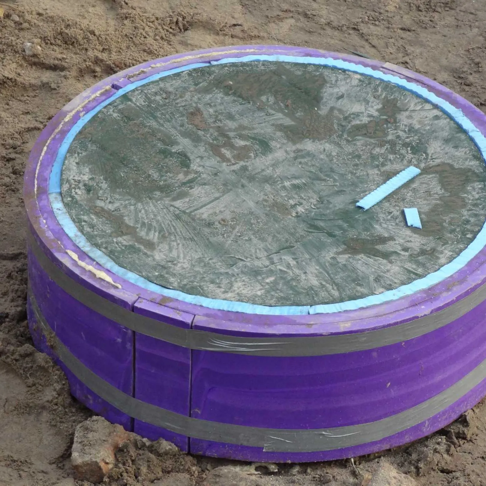 Vibration isolation of structural piles