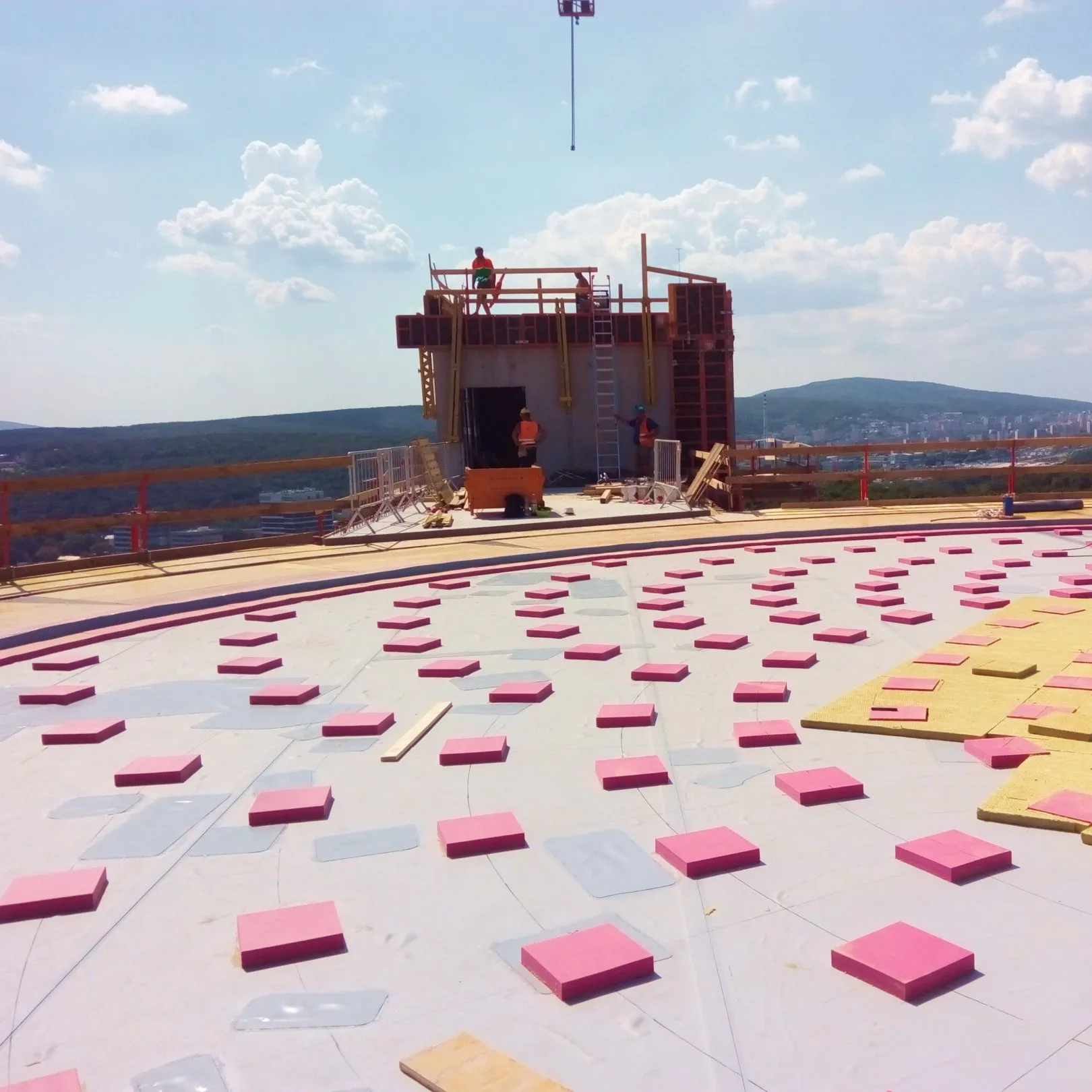 Vibration isolation of the landing site in Bratislava