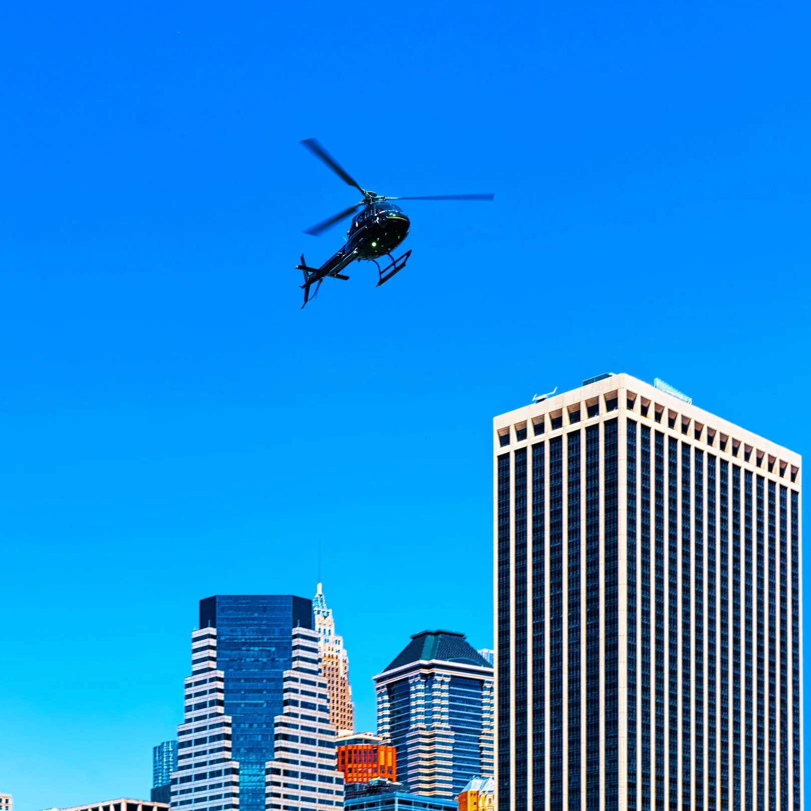 Proper vibration isolation of the landing pad allows for quiet use of the building