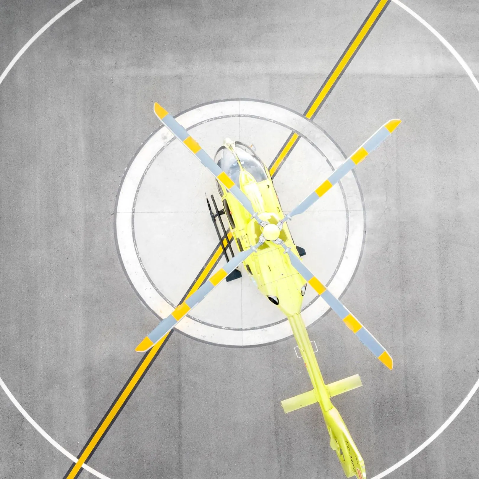 Proper vibration isolation of the landing pad allows for quiet use of the building