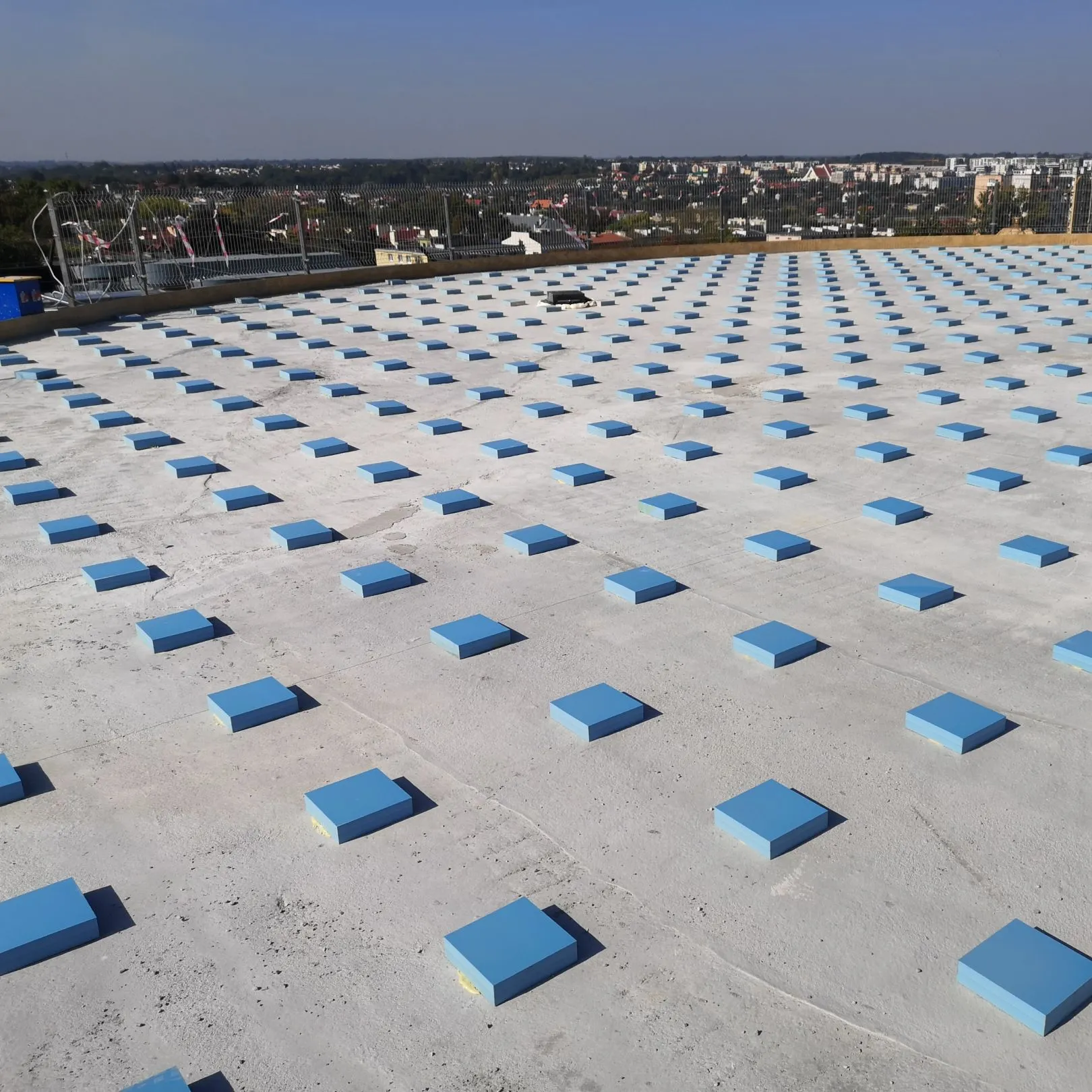 Vibration isolation of the landing site in Lublin